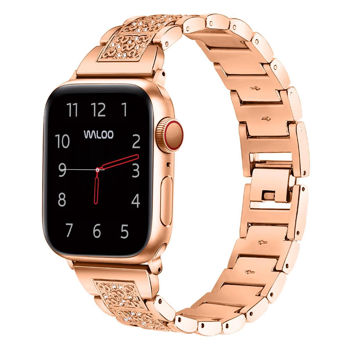 Waloo Rhinestone Pattern Band For Apple Watch