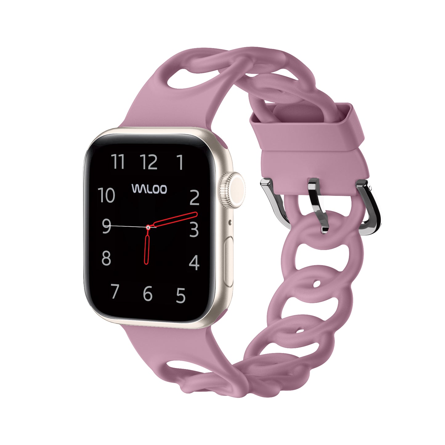 Waloo Silicone Link Looped Band For Apple Watch
