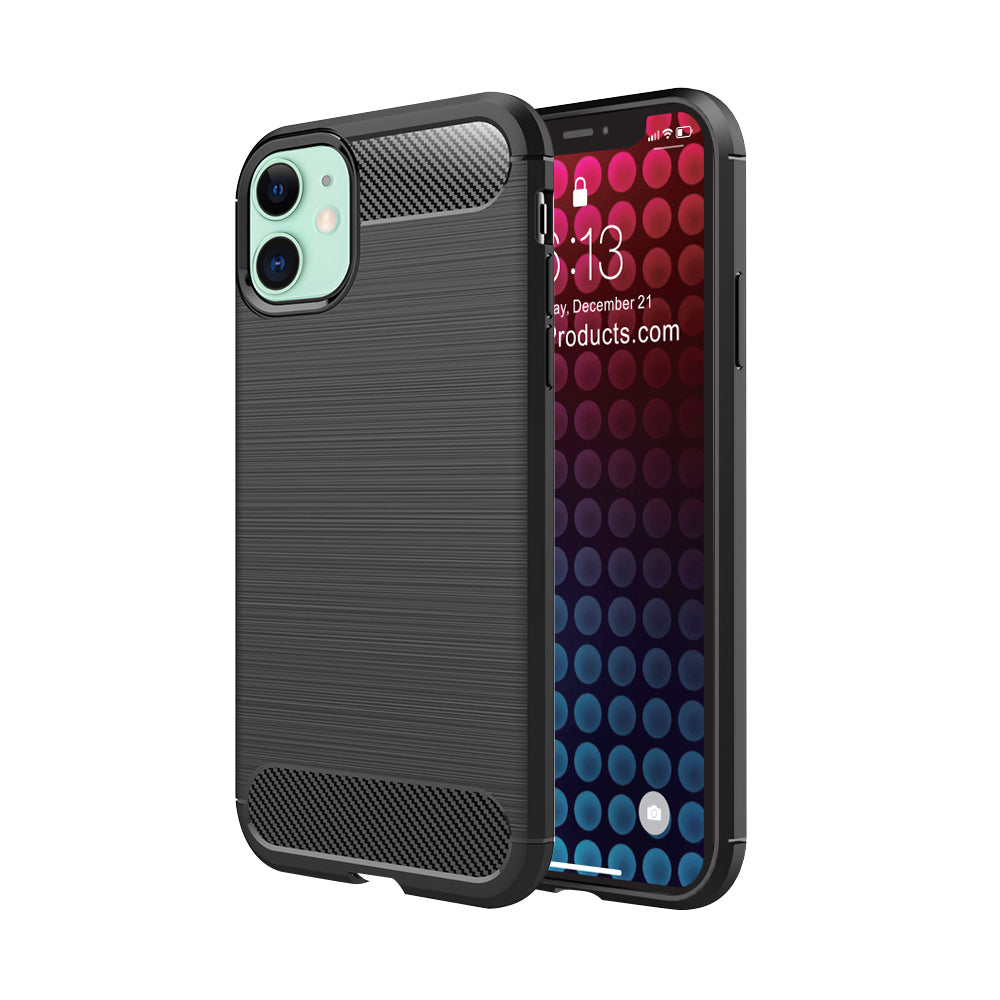Brushed Slim Carbon Fiber Case