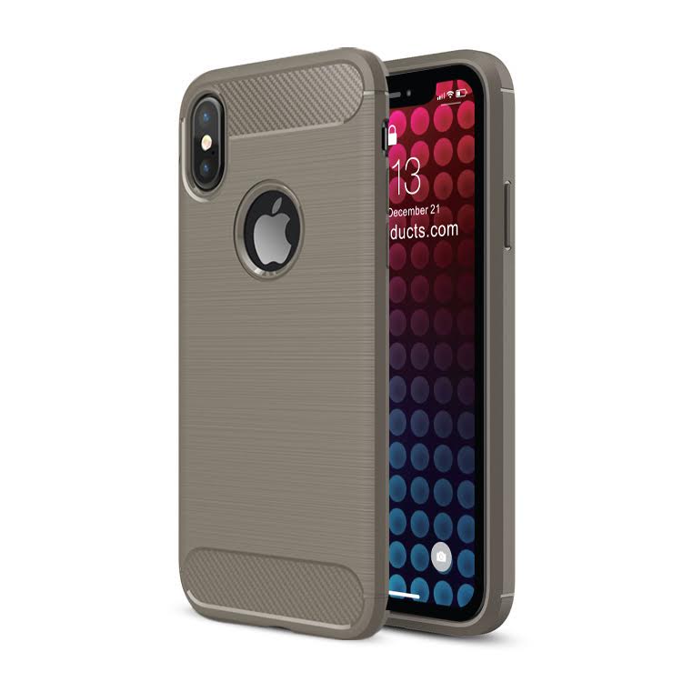 Brushed Slim Carbon Fiber Case