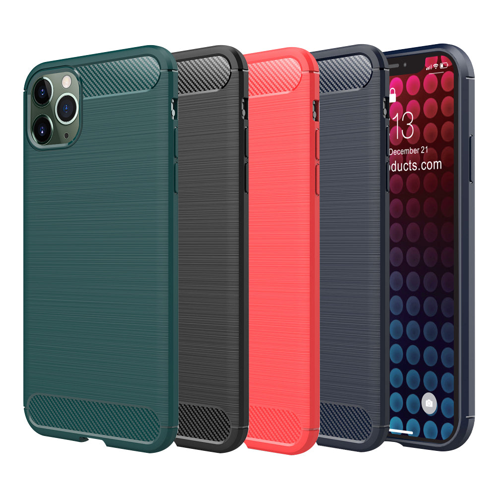 Brushed Slim Carbon Fiber Case