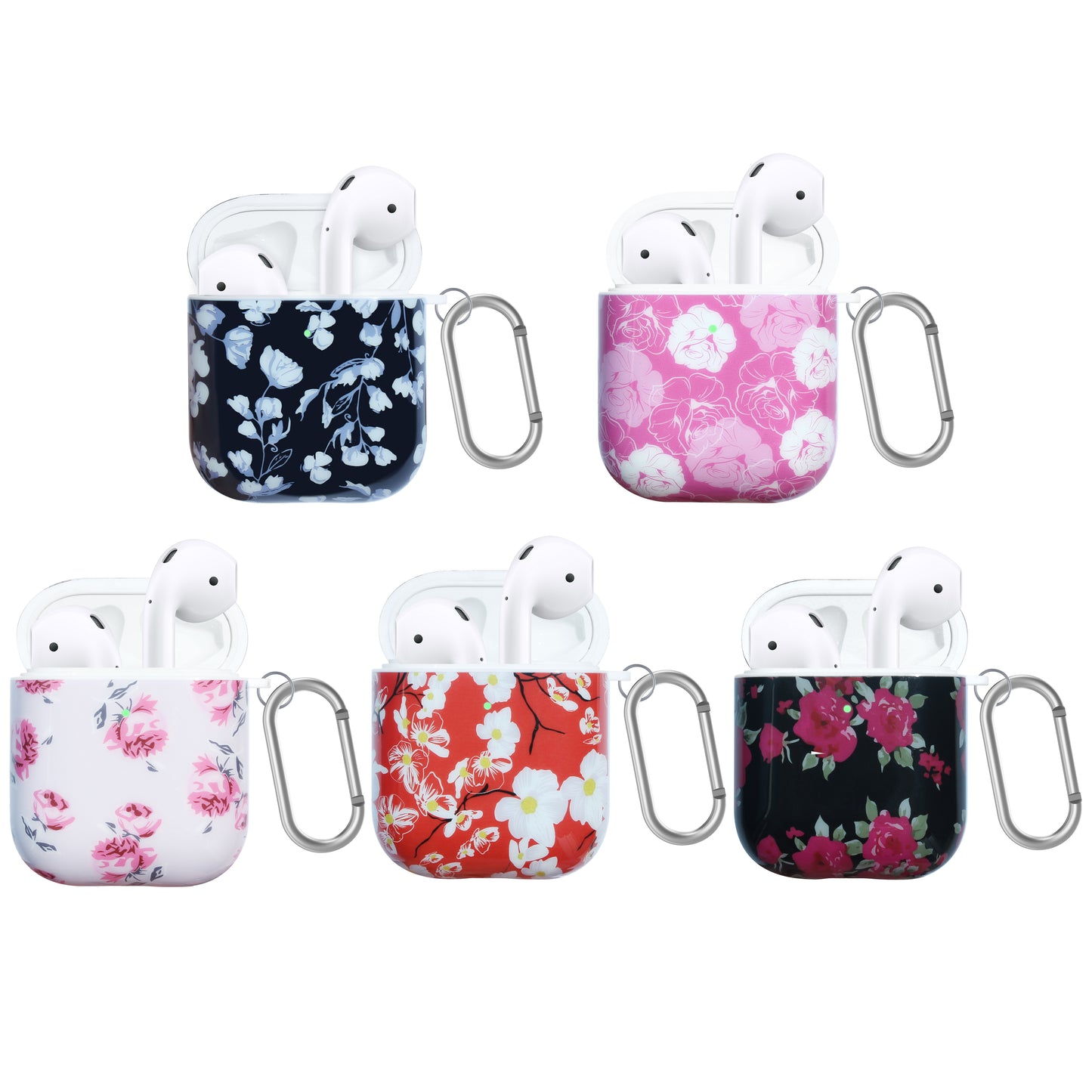 AirPods 1&2 Floral Hard Case
