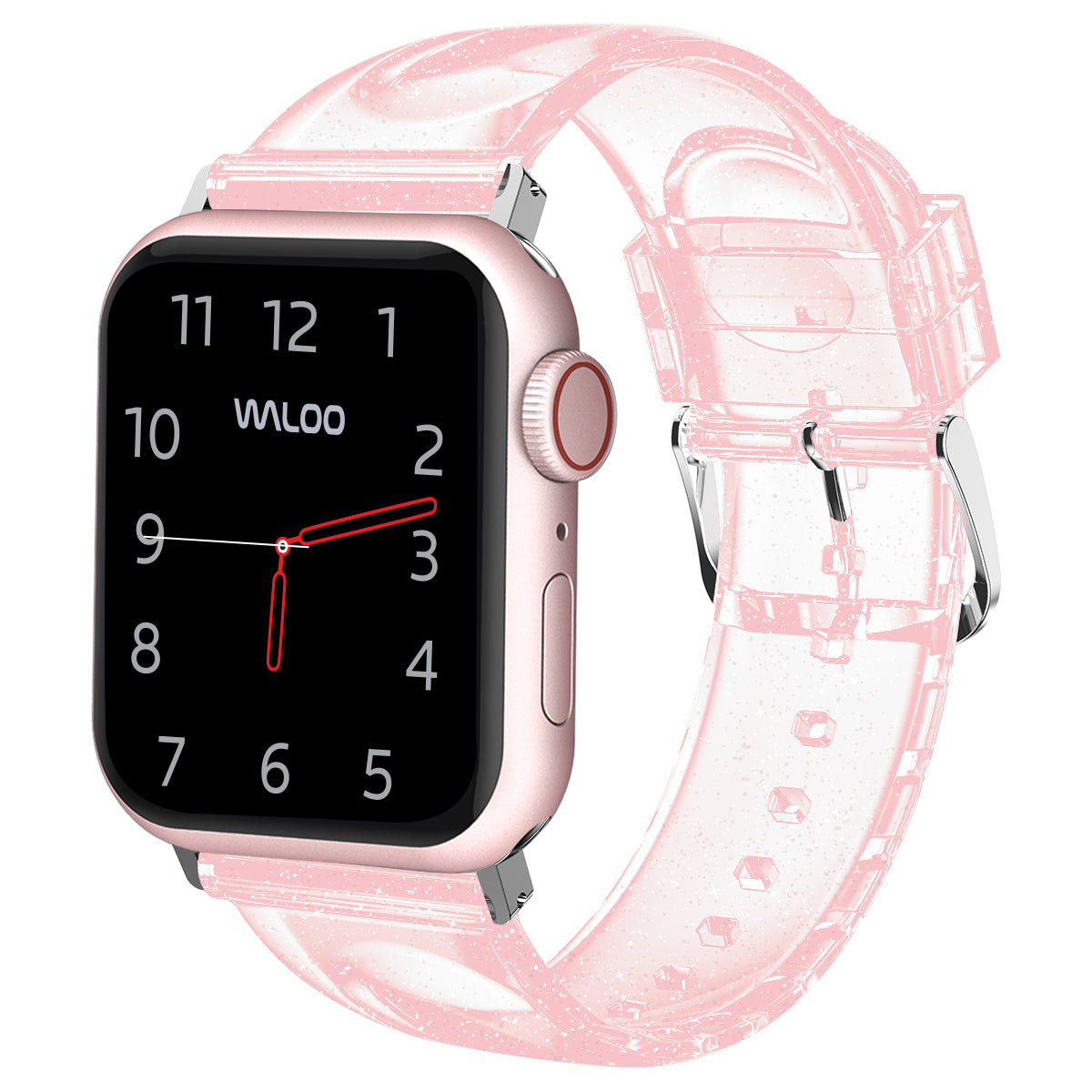 Waloo Clear Glitter Band For Apple Watch