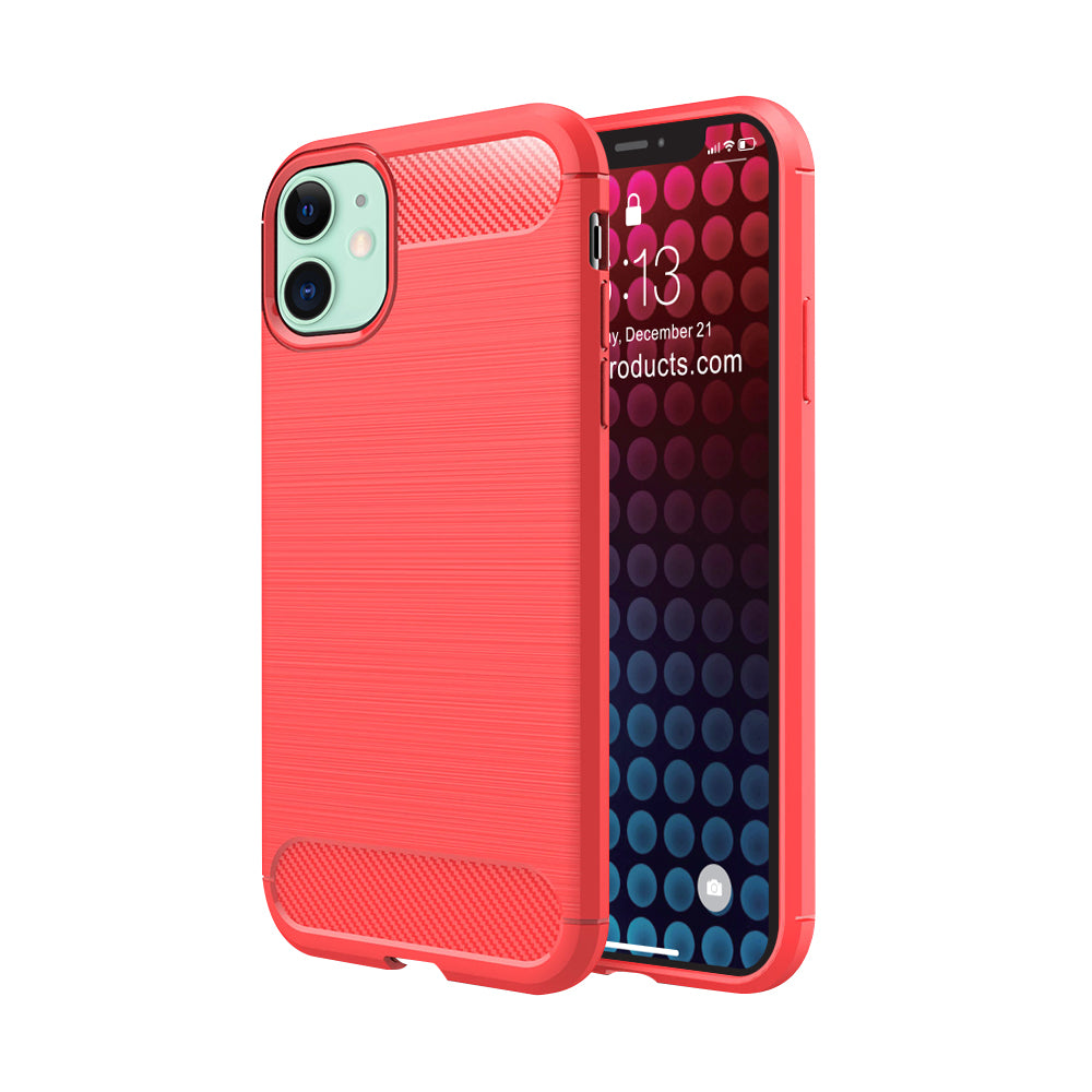Brushed Slim Carbon Fiber Case