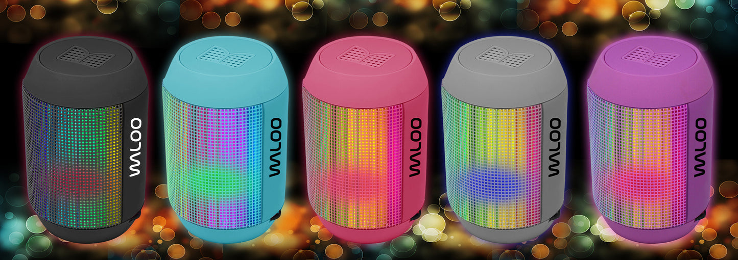 Portable LED Light Show Bluetooth Speaker