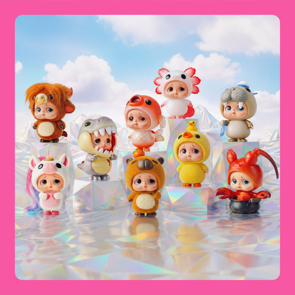 STARBOX Sad Baby Animals Series 1 Blind Box Collectible Figurine