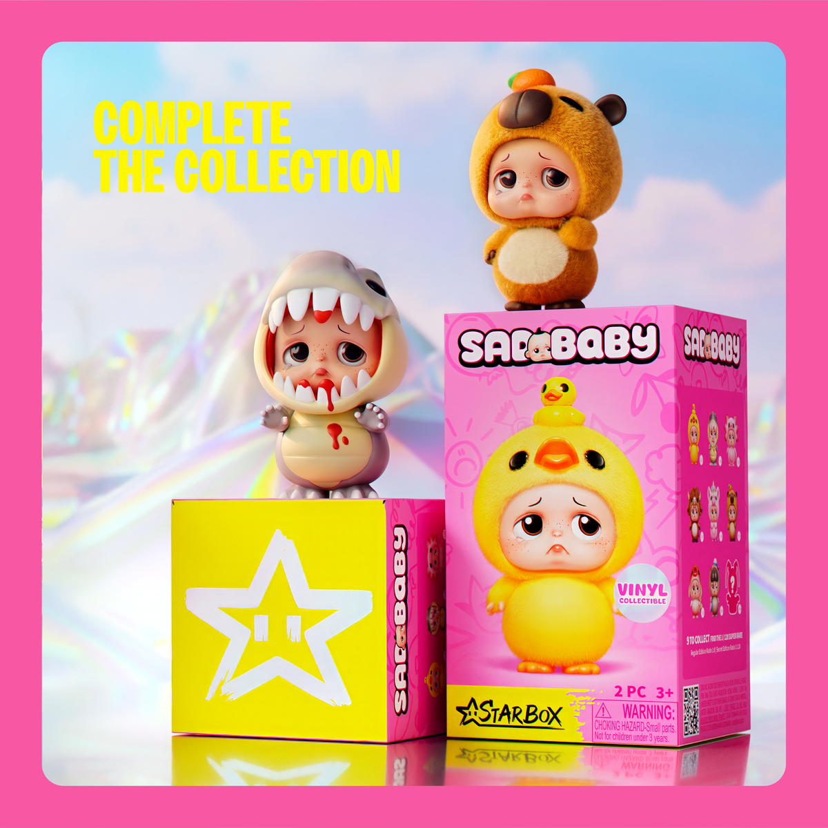 STARBOX Sad Baby Animals Series 1 Blind Box Collectible Figurine