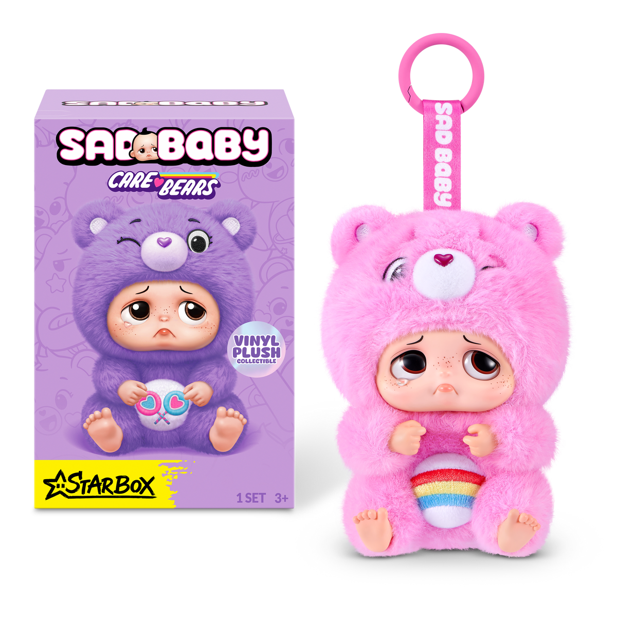 STARBOX Sad Baby Care Bears Series 1 Blind Box Keychains
