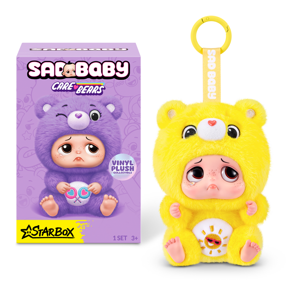 STARBOX Sad Baby Care Bears Series 1 Blind Box Keychains