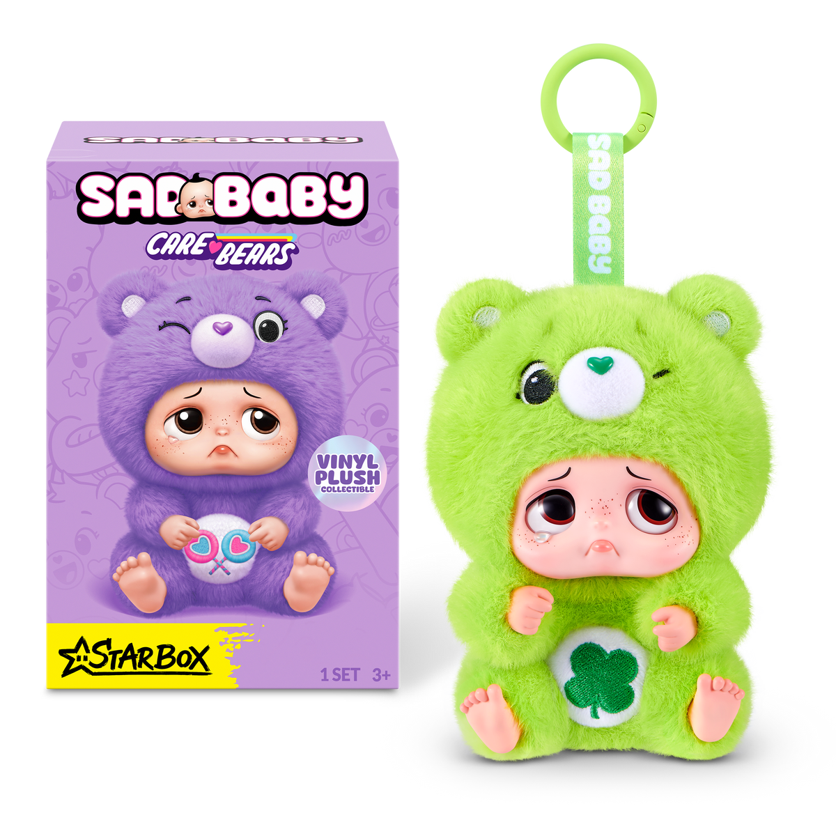 STARBOX Sad Baby Care Bears Series 1 Blind Box Keychains