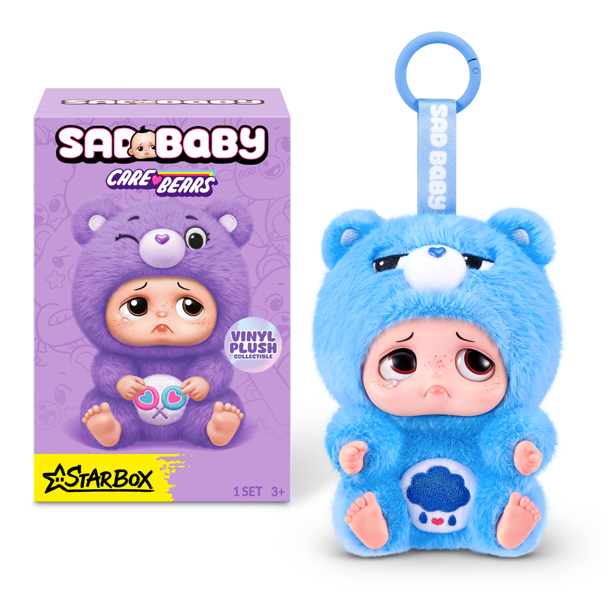 STARBOX Sad Baby Care Bears Series 1 Blind Box Keychains