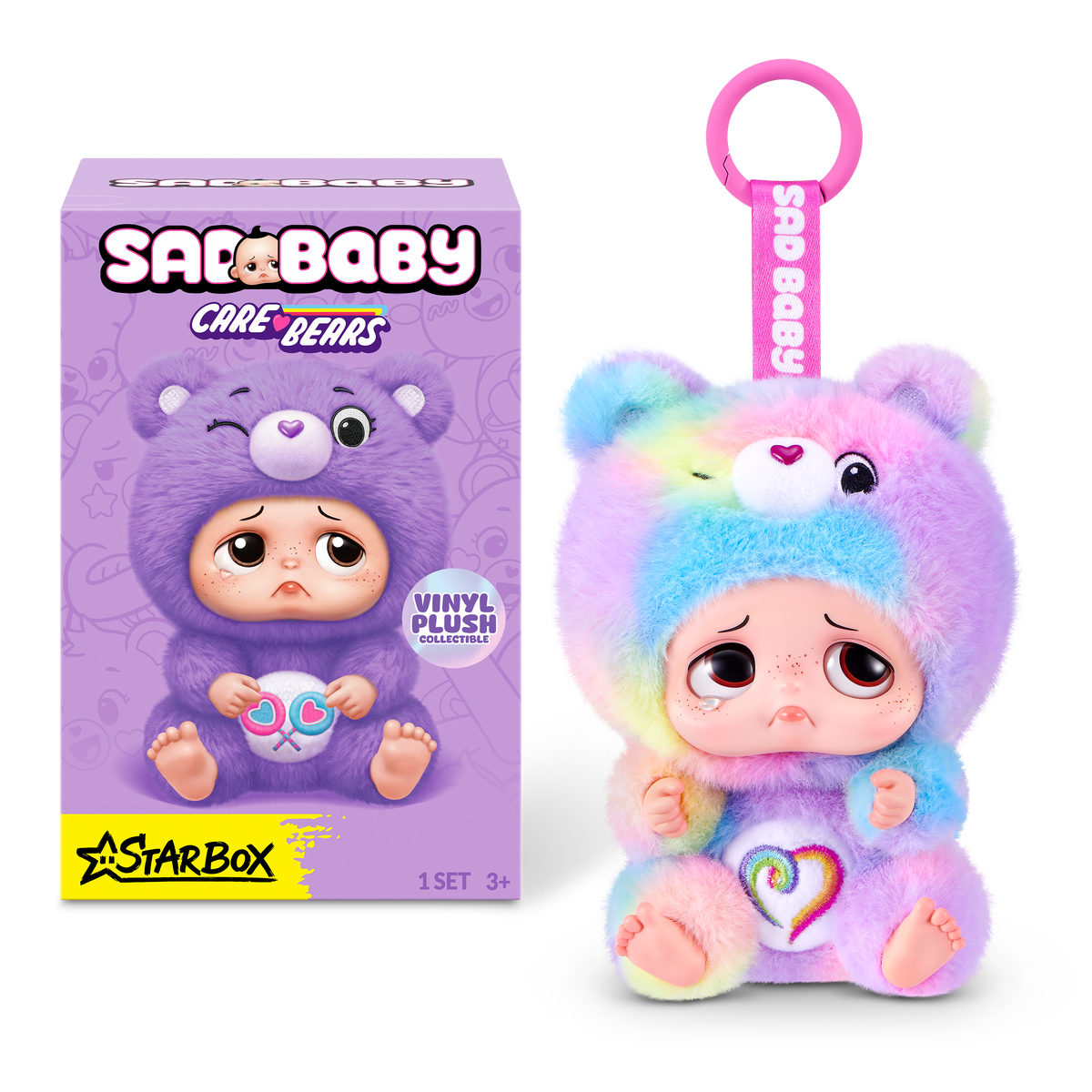 STARBOX Sad Baby Care Bears Series 1 Blind Box Keychains