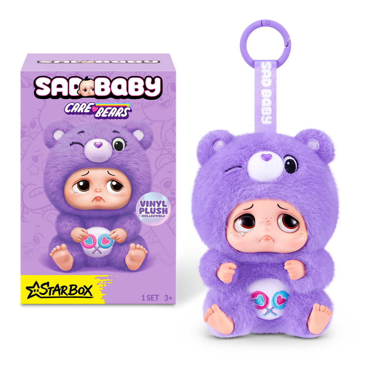 STARBOX Sad Baby Care Bears Series 1 Blind Box Keychains