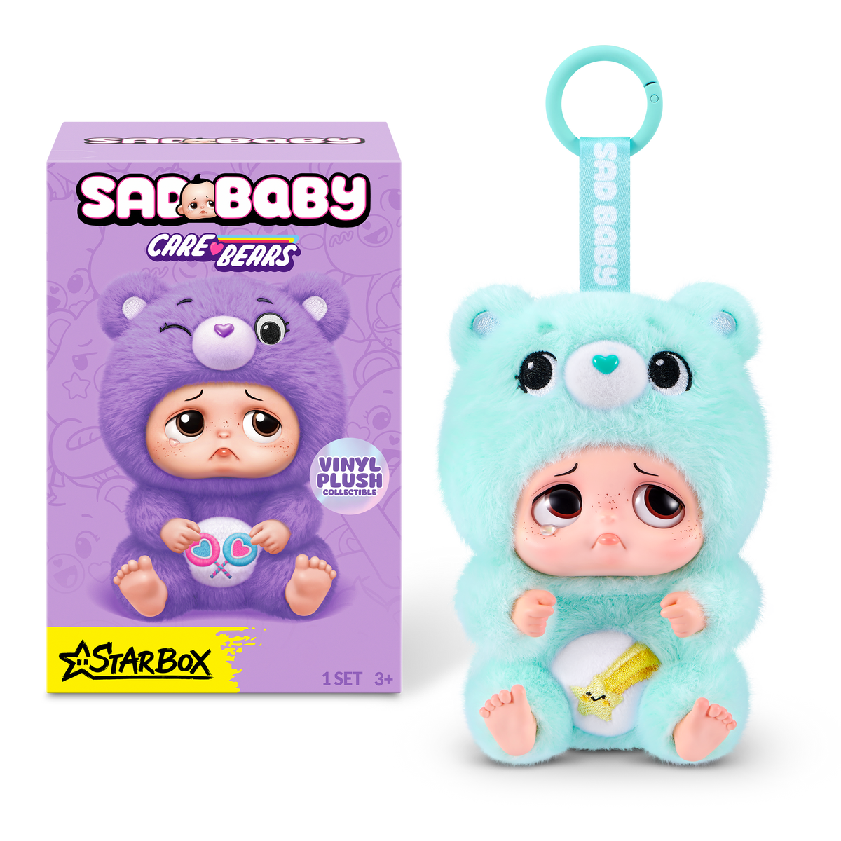 STARBOX Sad Baby Care Bears Series 1 Blind Box Keychains