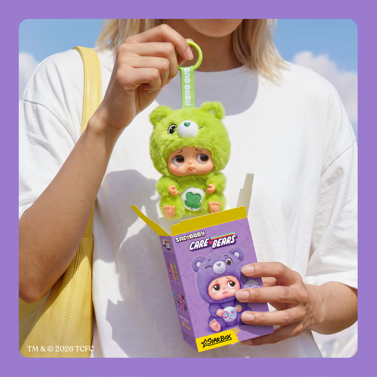 STARBOX Sad Baby Care Bears Series 1 Blind Box Keychains