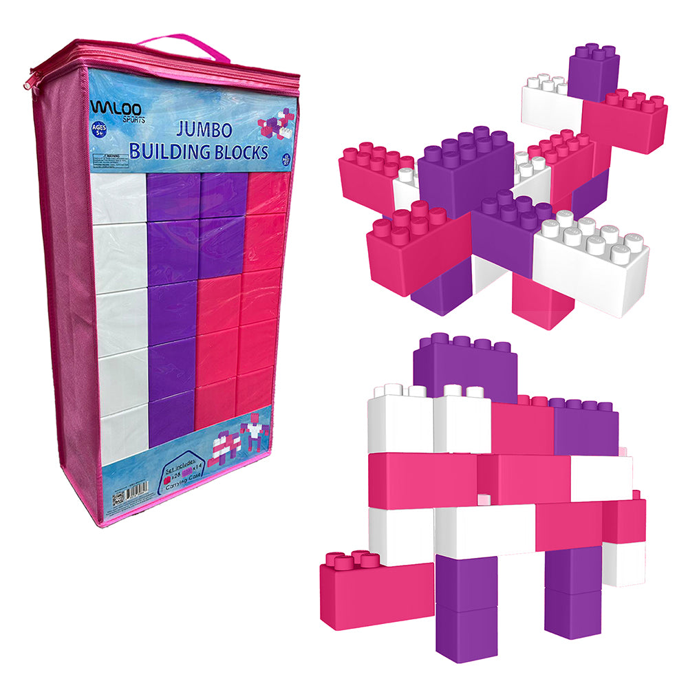 Jumbo Building Blocks - 43 Pc Set - Multiple Color Options