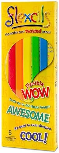 Flexcils 5 Pack Flexible Crayon Pencils