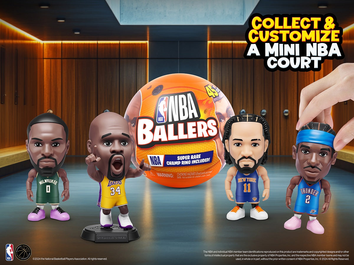 Zuru 5 Surprise NBA Ballers Series 2, Collectible Mystery Capsule, Toy