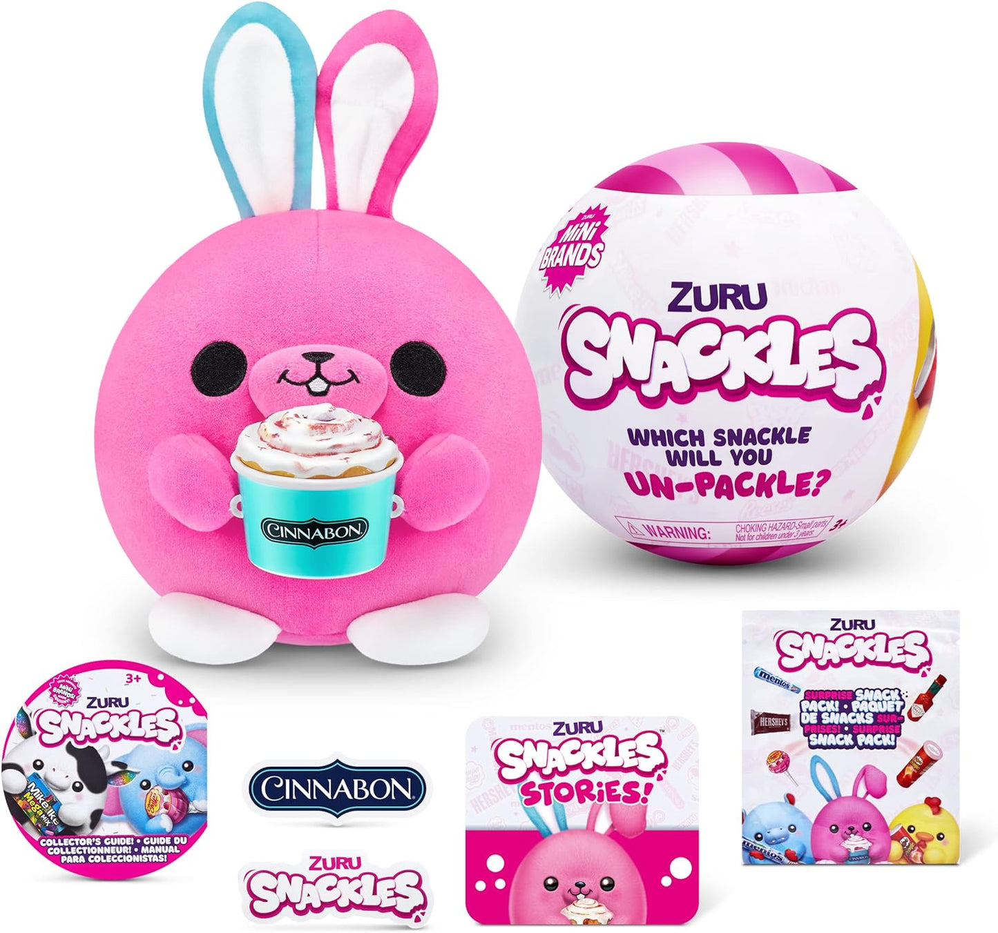 Zuru Snackles Small Sized 5.5 inch Plush (Mystery-Surprise)