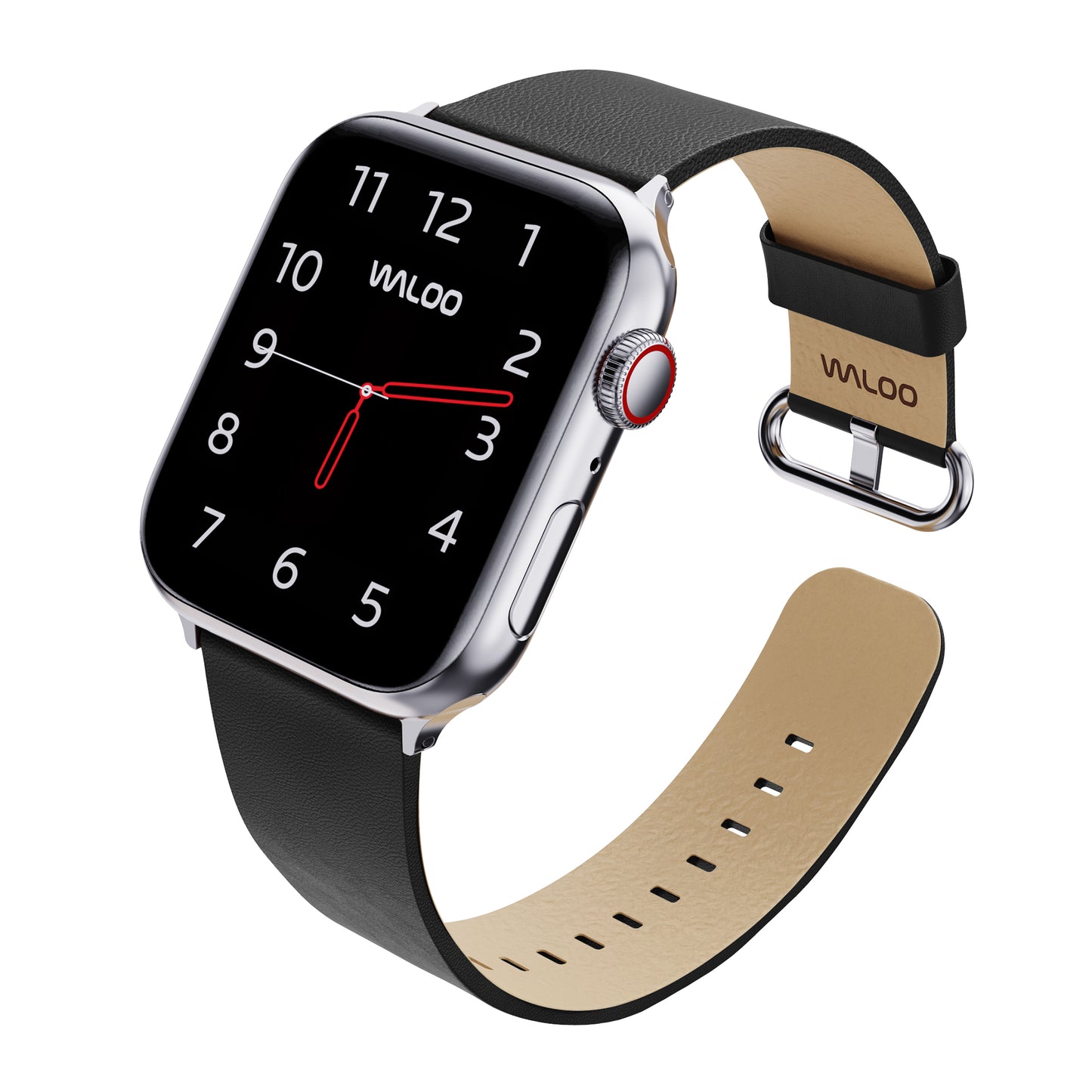 Waloo Leather Grain Band For Apple Watch