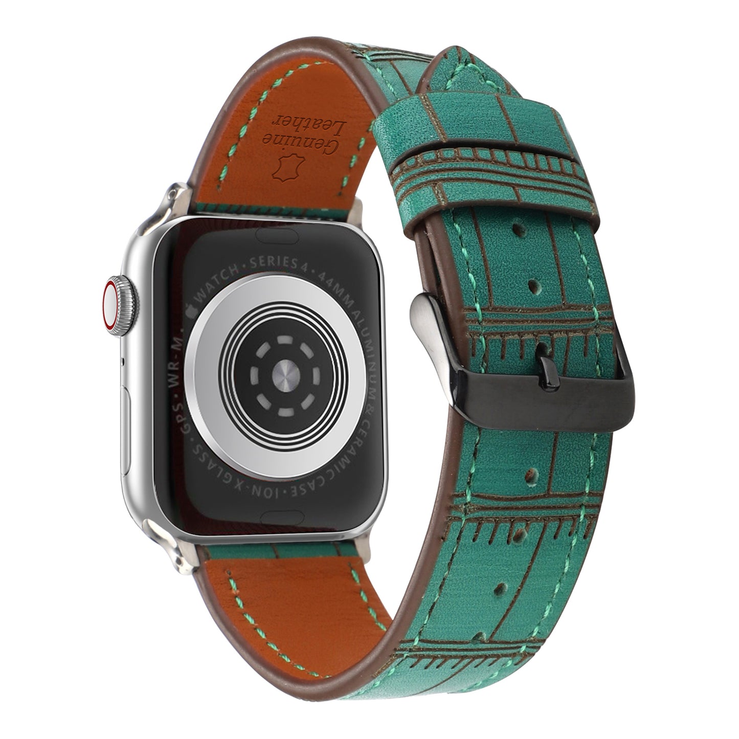 Waloo Bamboo Textured Leather Band For Apple Watch