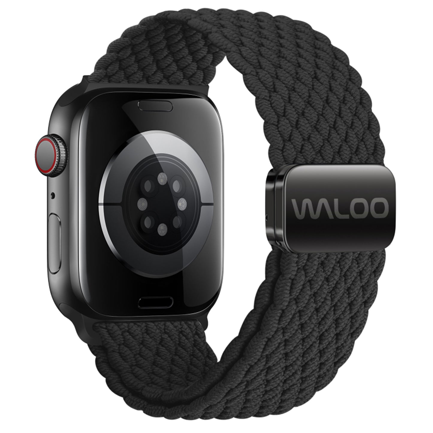 Waloo Braided Nylon Magnetic Loop Band For Apple Watch