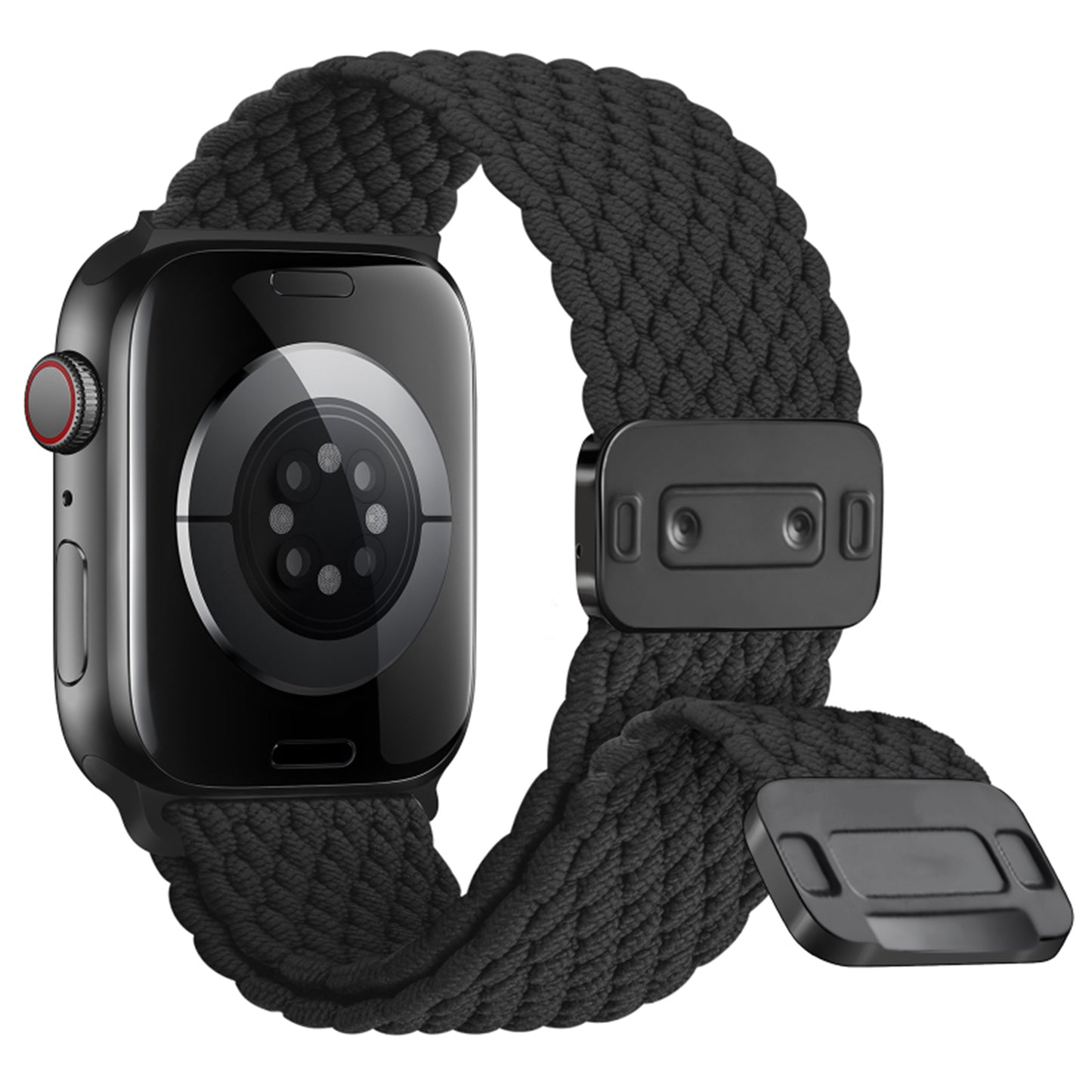 Waloo Braided Nylon Magnetic Loop Band For Apple Watch