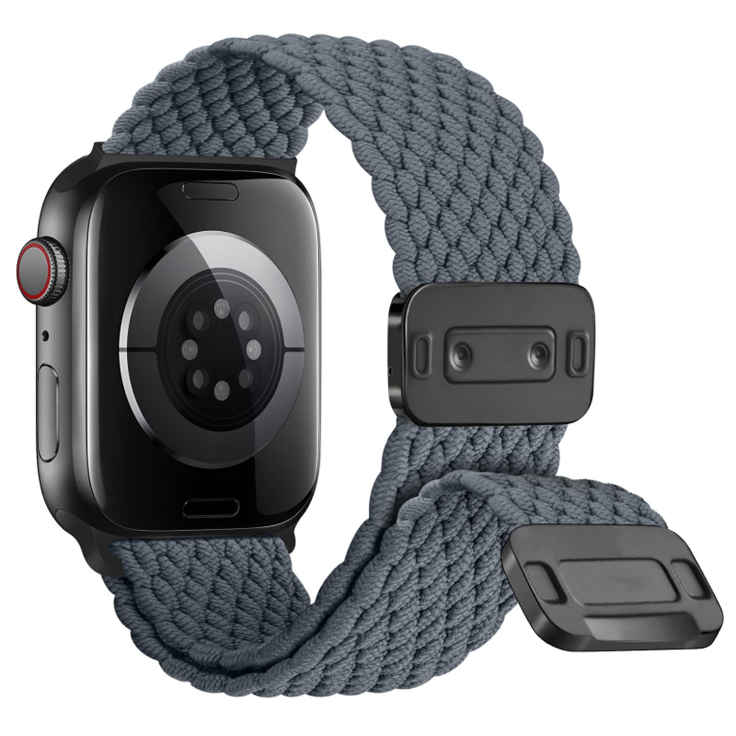 Waloo Braided Nylon Magnetic Loop Band For Apple Watch
