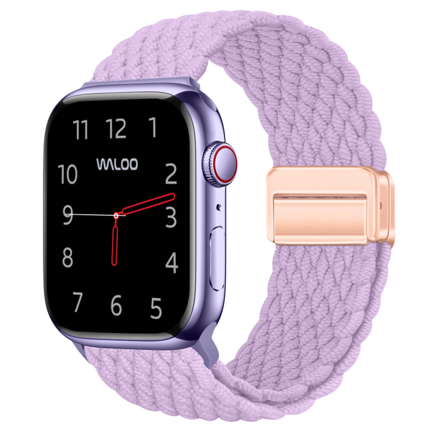 Waloo Braided Nylon Magnetic Loop Band For Apple Watch