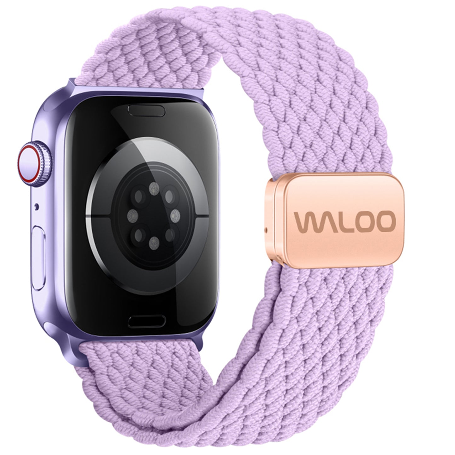 Waloo Braided Nylon Magnetic Loop Band For Apple Watch