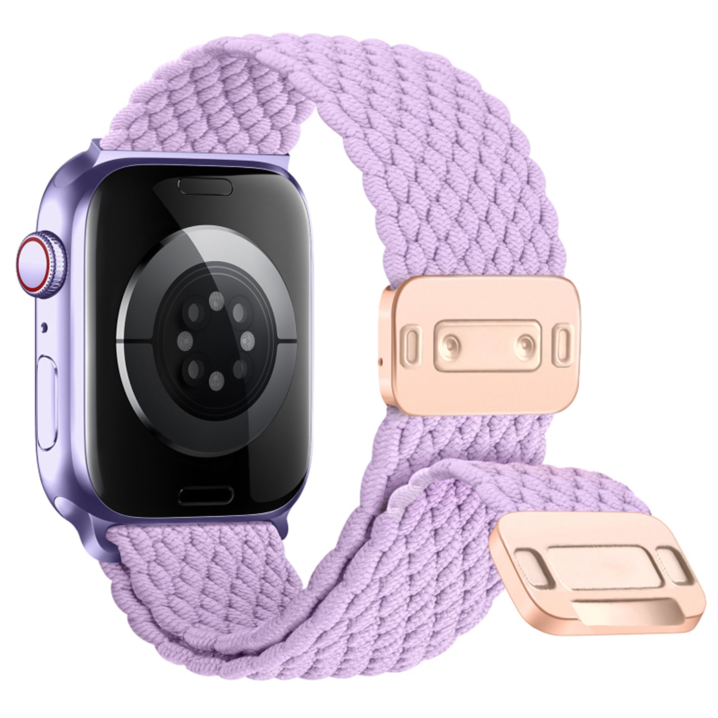 Waloo Braided Nylon Magnetic Loop Band For Apple Watch
