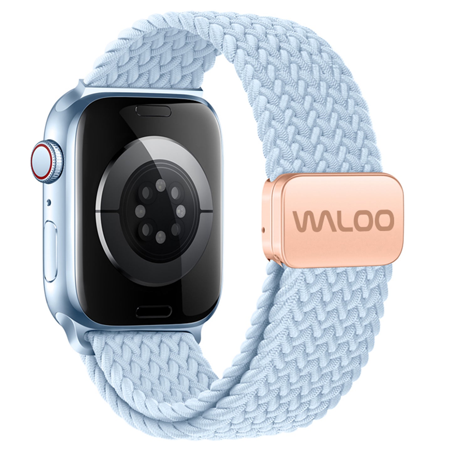 Waloo Braided Nylon Magnetic Loop Band For Apple Watch