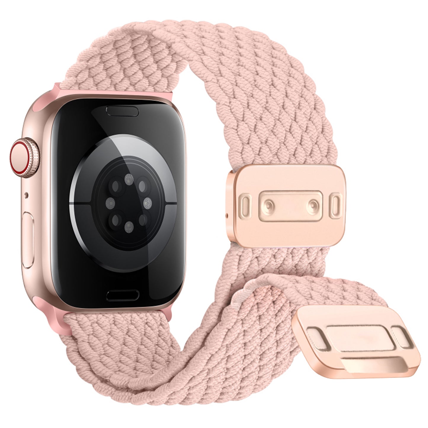 Waloo Braided Nylon Magnetic Loop Band For Apple Watch