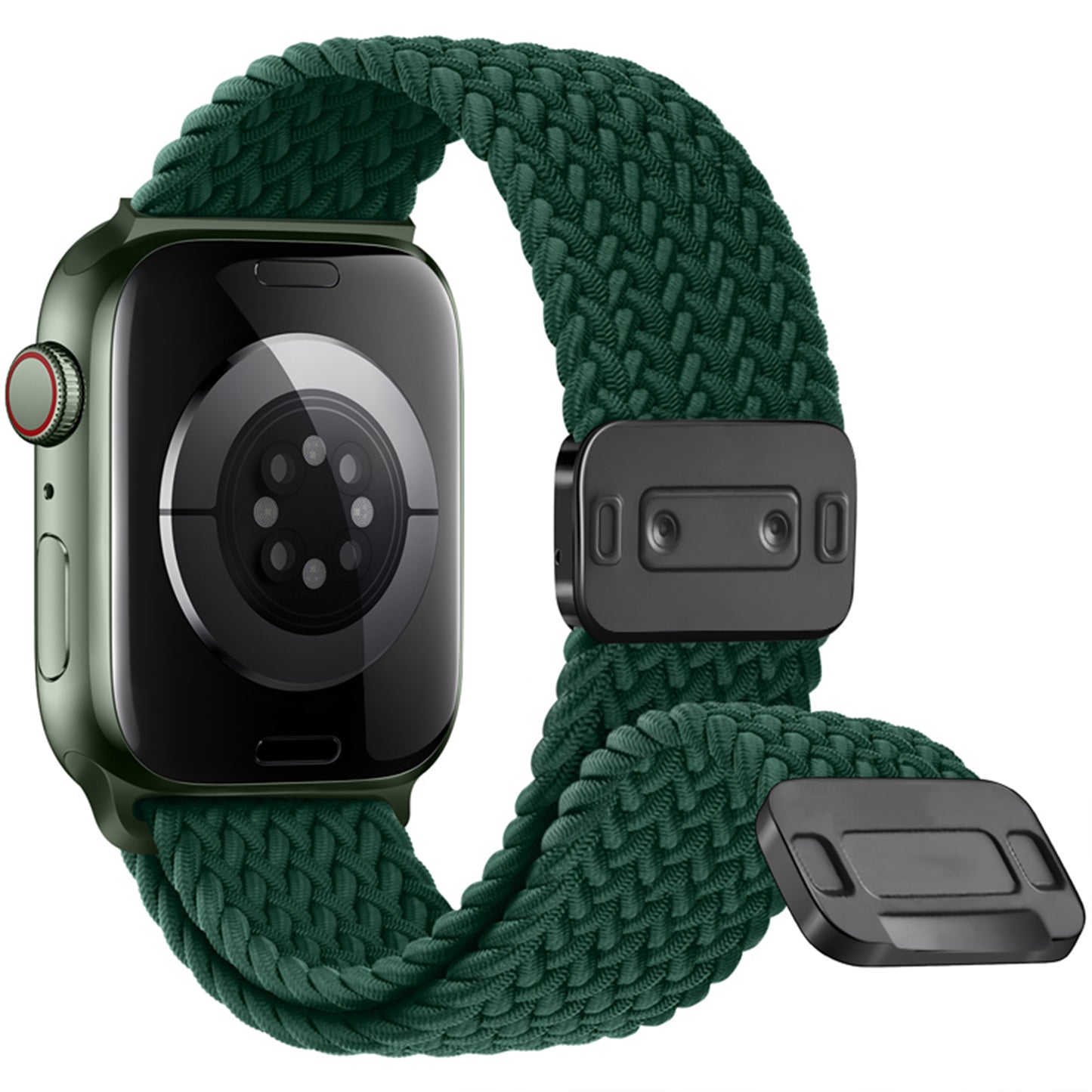 Waloo Braided Nylon Magnetic Loop Band For Apple Watch