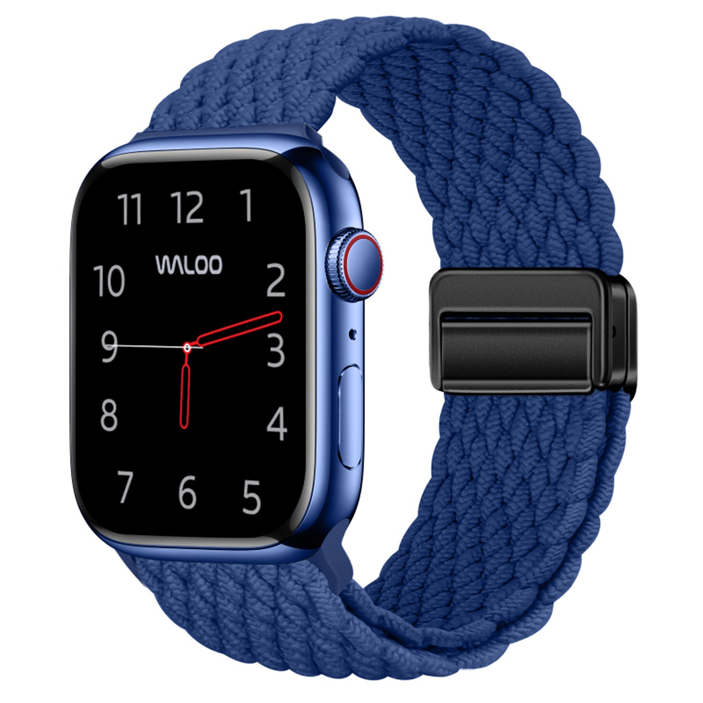 Waloo Braided Nylon Magnetic Loop Band For Apple Watch