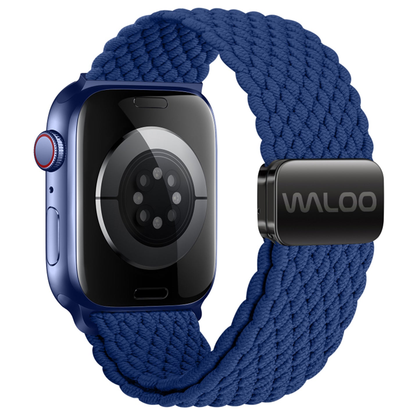 Waloo Braided Nylon Magnetic Loop Band For Apple Watch