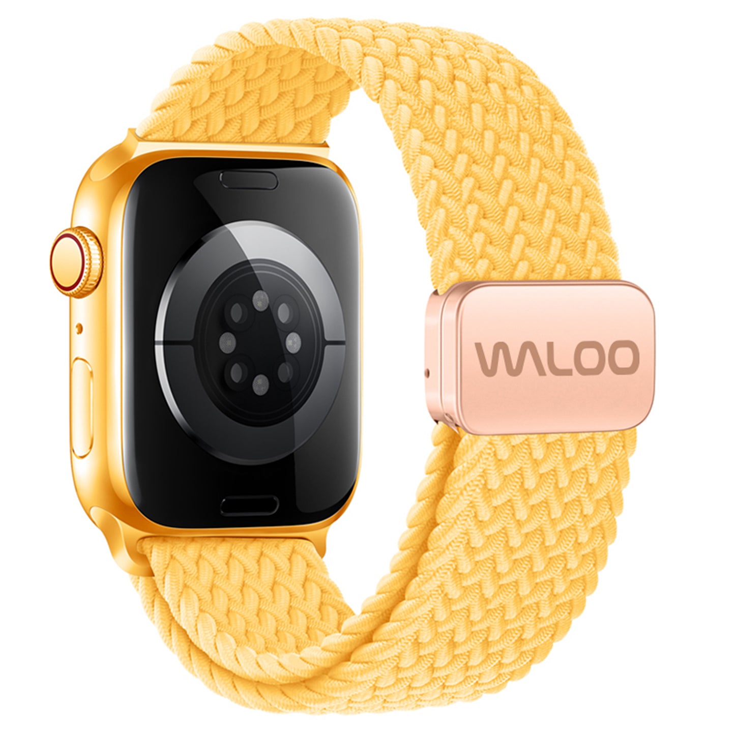Waloo Braided Nylon Magnetic Loop Band For Apple Watch