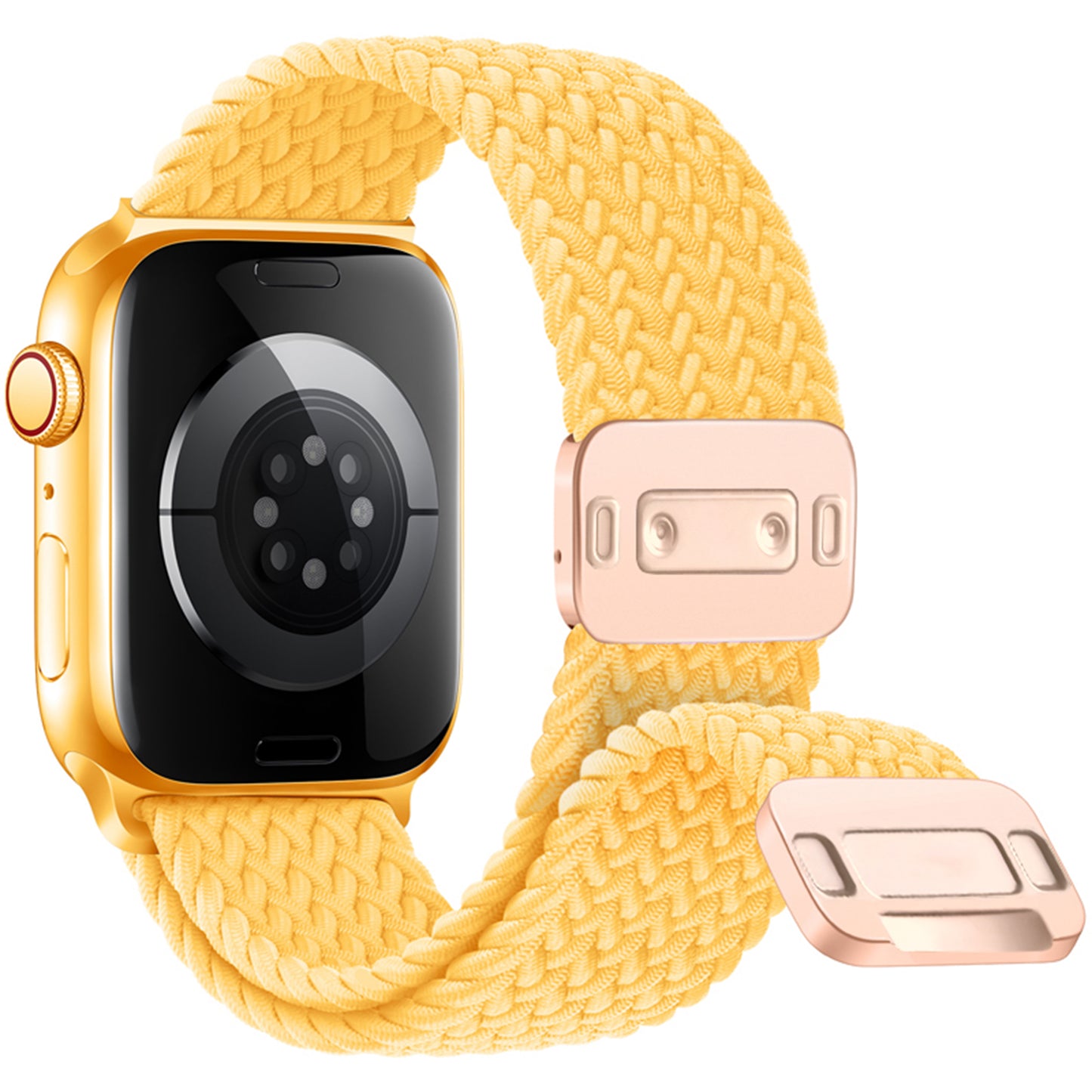 Waloo Braided Nylon Magnetic Loop Band For Apple Watch