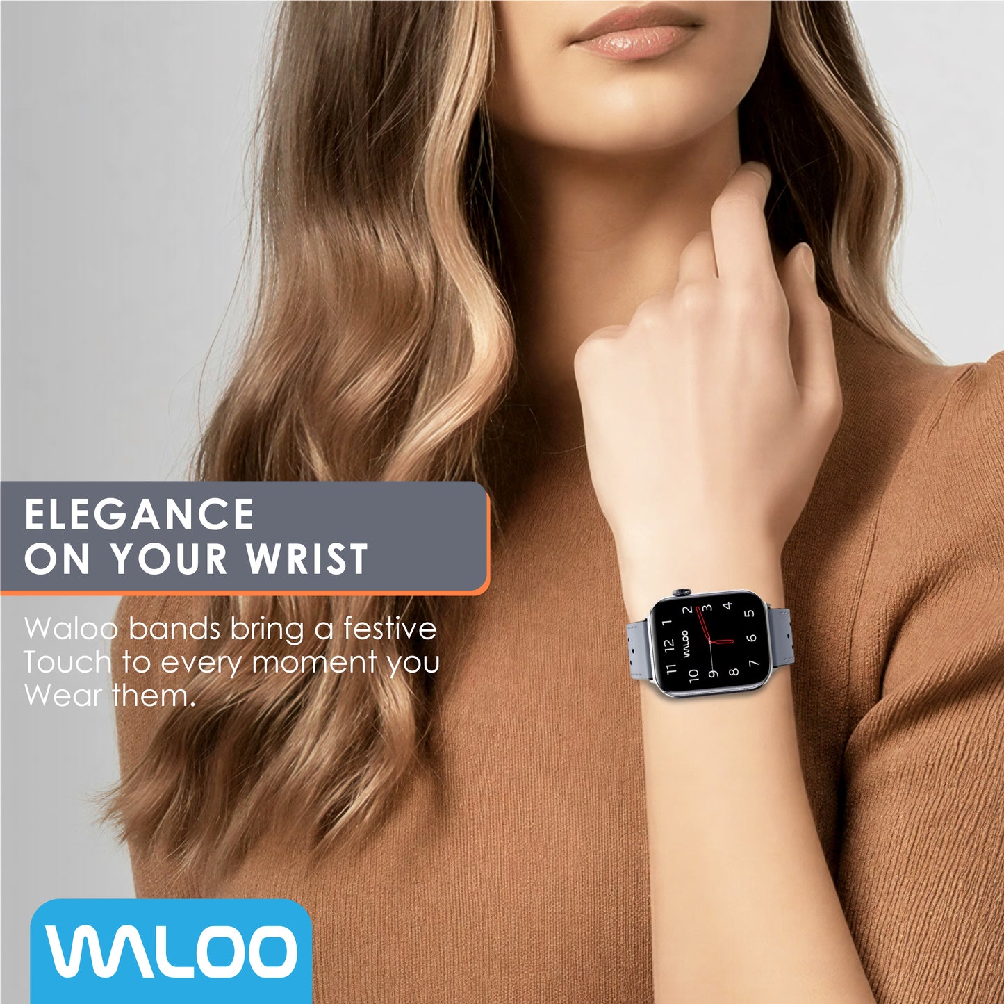 Waloo Breathable Leather Band For Apple Watch