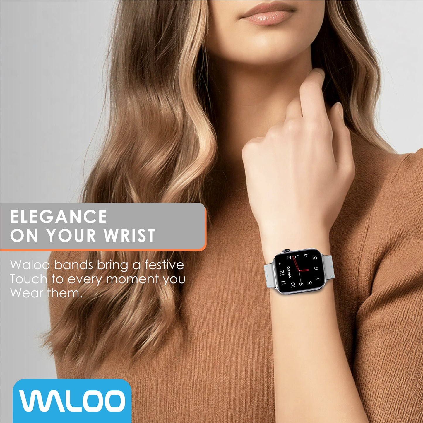 Waloo Breathable Leather Band For Apple Watch