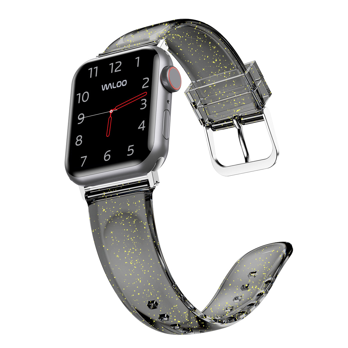 Waloo Clear Glitter Band For Apple Watch