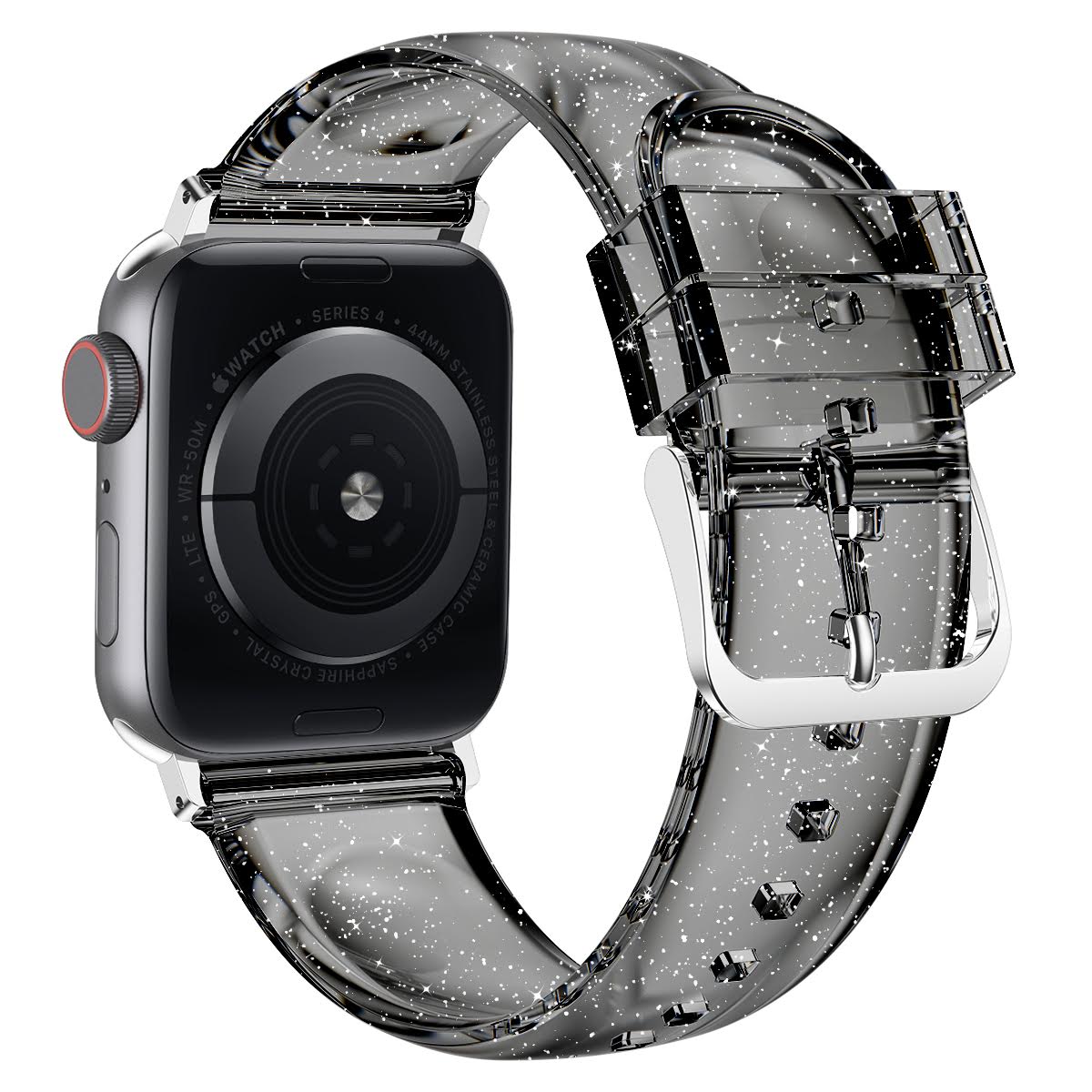 Waloo Clear Glitter Band For Apple Watch