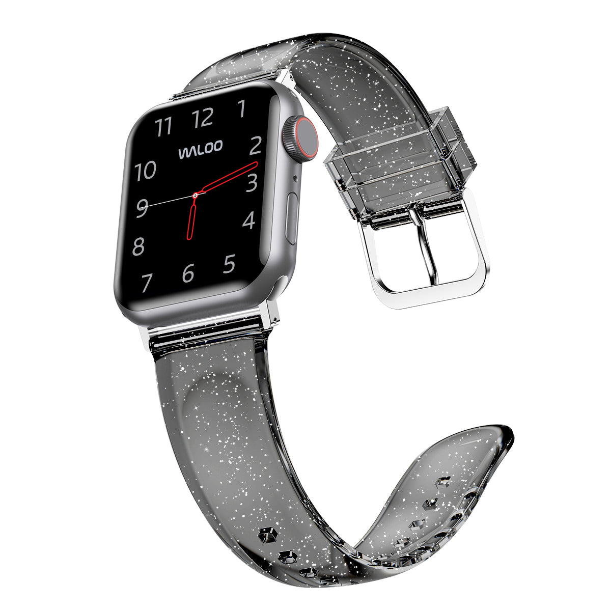 Waloo Clear Glitter Band For Apple Watch