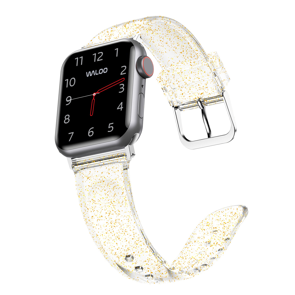 Waloo Clear Glitter Band For Apple Watch