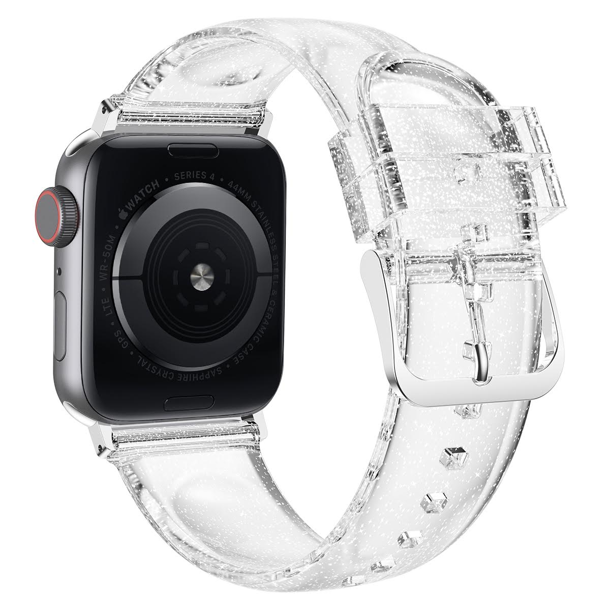 Waloo Clear Glitter Band For Apple Watch