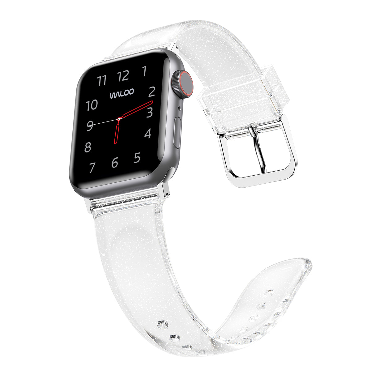Waloo Clear Glitter Band For Apple Watch