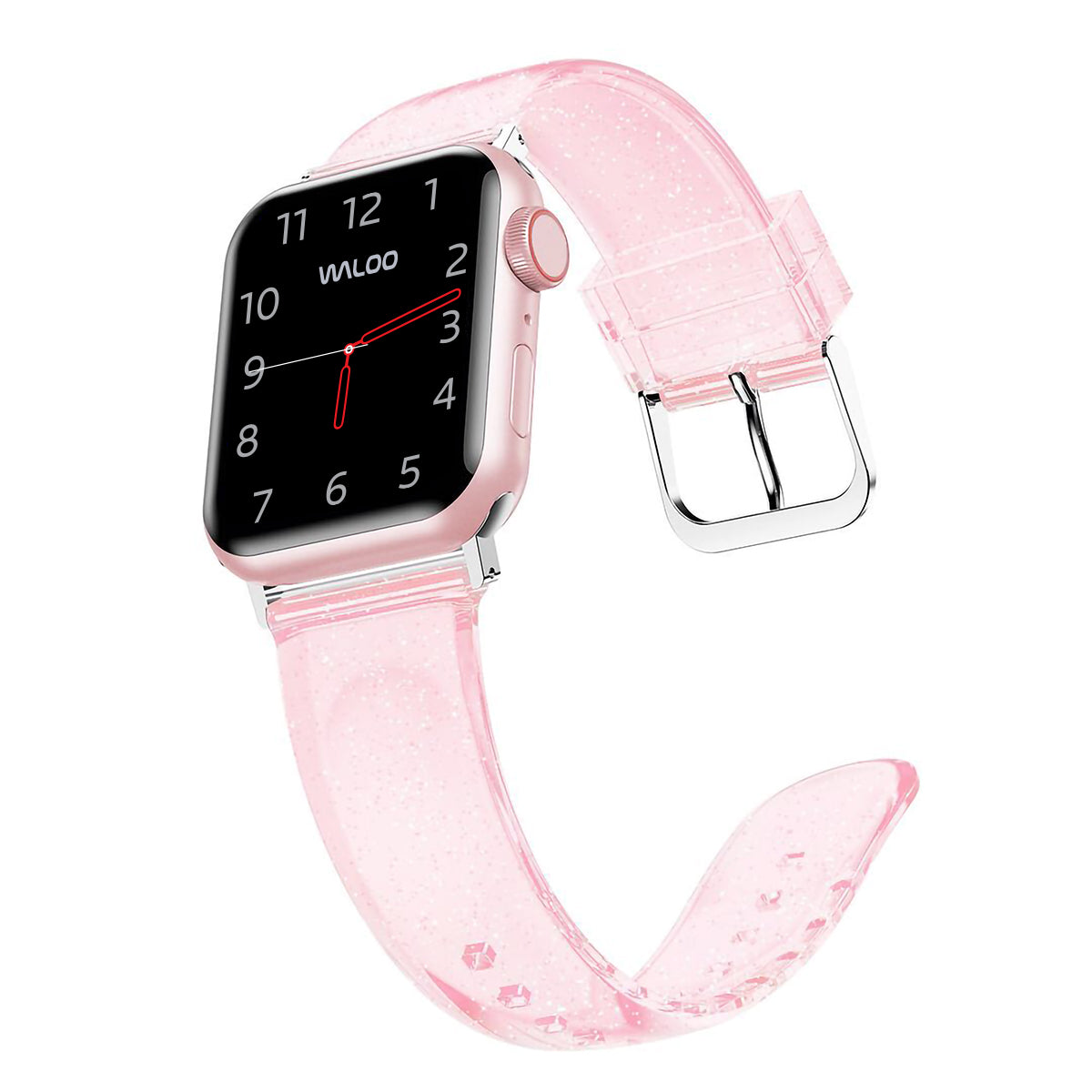 Waloo Clear Glitter Band For Apple Watch