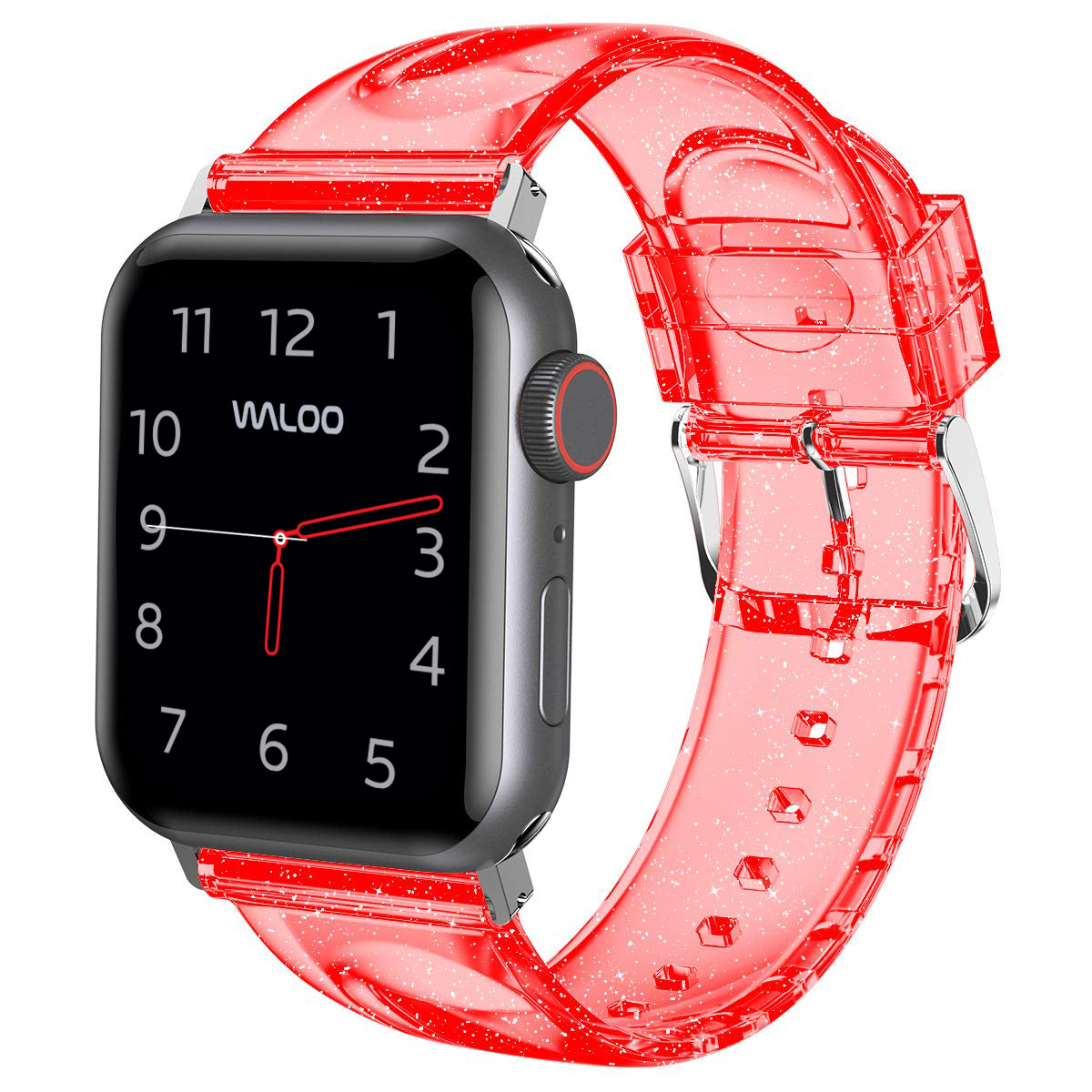 Waloo Clear Glitter Band For Apple Watch