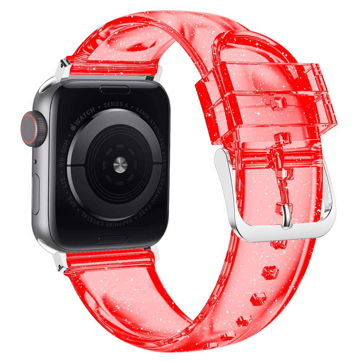 Waloo Clear Glitter Band For Apple Watch