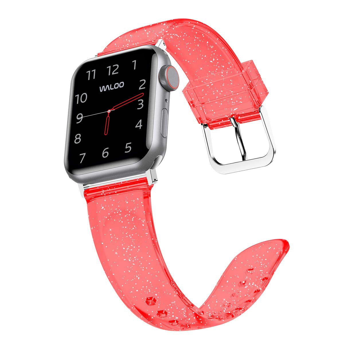 Waloo Clear Glitter Band For Apple Watch
